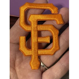 SF Giants 3" SF Iron On Embroidered Patch