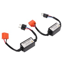 2 Piece LED Resistor Ceramic H4 Decoder 35W 12V Integrated Design Easy Installation Accurate Decoding for LED Lamp