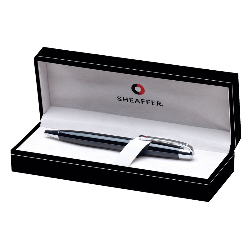Sheaffer 500 Series Chrome Plate Trim Ballpoint Pen - Glossy