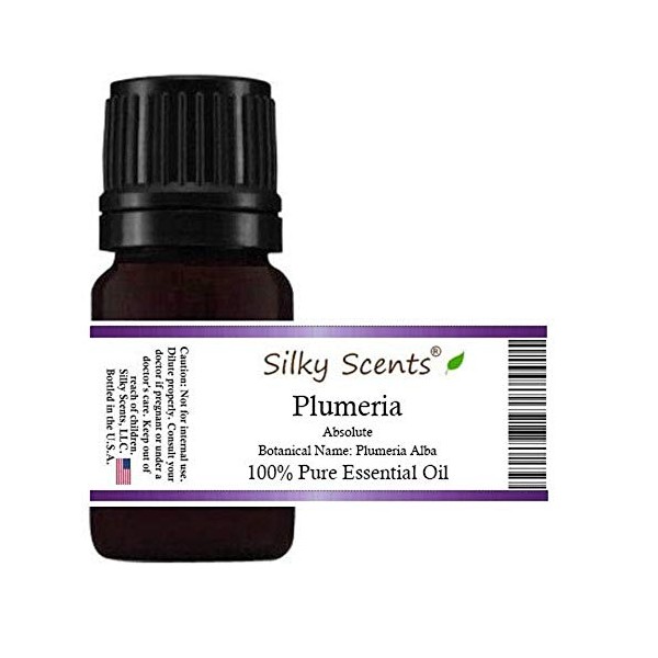 Plumeria Essential Oil (Frangipani) 100% Pure and Natural - 1/8 OZ-3.75ML (Semi-Solid)