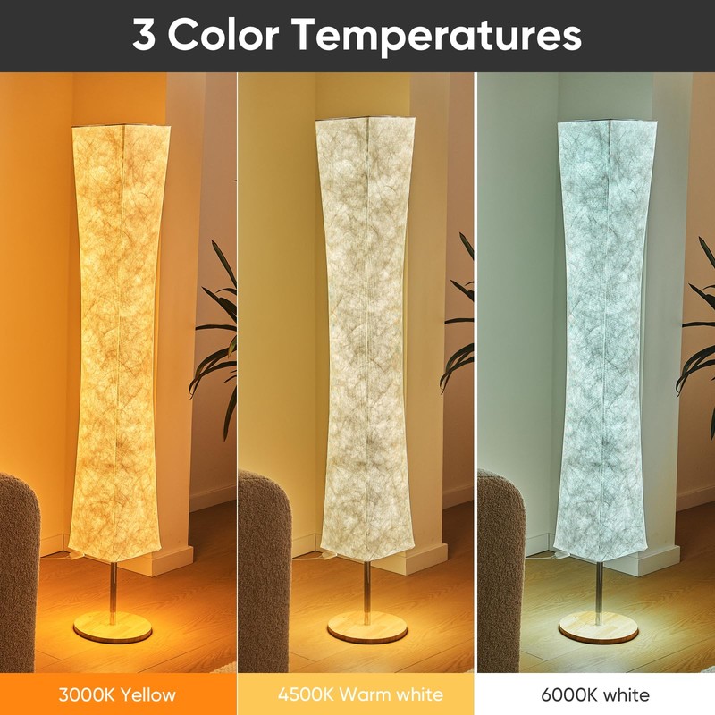 Soft Light Floor Lamp, 58 inch Simple Design Morden 3