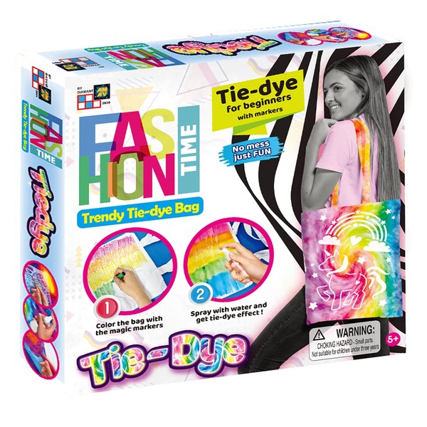 AMAV Toys Create Your own Trendy tie-dye Bag - DIY