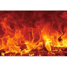 Yeele 3 x 2.5 m Photography Background Campfire Flickering Flame Inferno Blaze Burning Carbone Firewood Background for Photography Theme Party Event Decoration Children Adults Selfies Photo Props