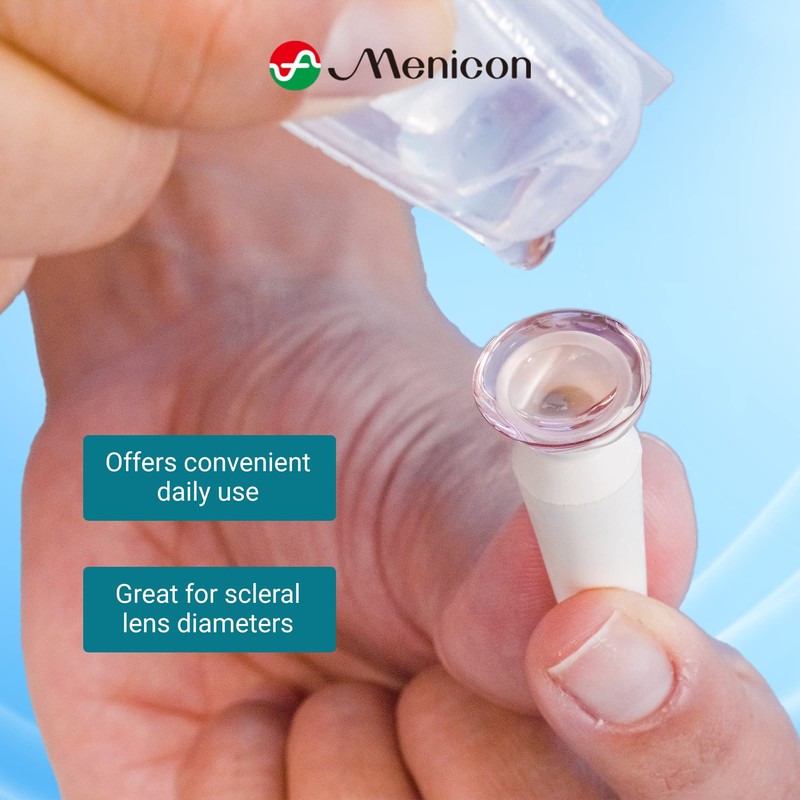 Menicon LacriPure Saline Contact Lens Solution, for Lens Rinse &