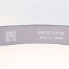 Nagasawa Belt Industry Ultimate Genuine Leather Stretch Belt, Black