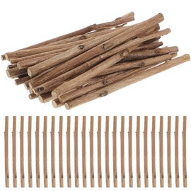 Operitacx Wooden Sticks for Crafts Ice Sticks 100 Pieces 10 cm Wooden Sticks 0. 3-0. Wooden Sticks with 5 cm Diameter Craft Sticks Wooden Sticks for Crafts Wooden Sticks Ice Sticks Wooden Sticks