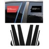 8pcs Pillar Post Trim Kit 4D Style Gloss Black Side