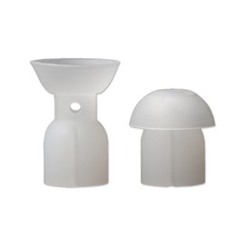 LIFE IS SIMPLE Air Tip Ear Plugs for Sound Tube Transparent