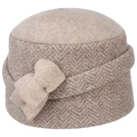 Seeberger Livelia Herringbone Women's Wool Winter Hat (One Size - Beige), beige
