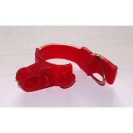 CPJ HONDA ATC 250R HEADLIGHT CASE MOUNTING RED STRAP, BAND 61309-HA2-670, 1985-1986