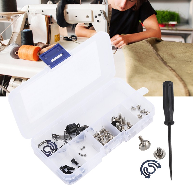Sewing Machine Screw Kit Shuttle Shrapnel Needle Plate Fixing Sewing
