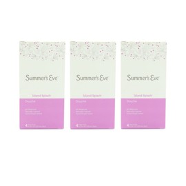 Summer's Eve Feminine Douche, Island Splash, 4 Ct. 4.5 oz. (Pack of 3)