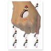 Stud Puffin Bird Temporary Tattoo Water Resistant Fake Body Art