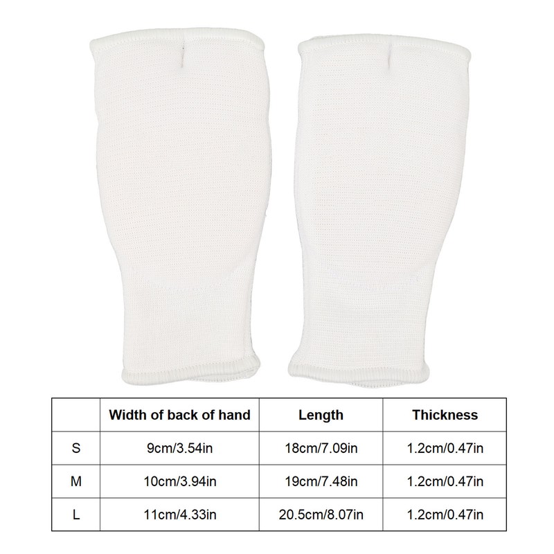 Boxing Gloves Hand Wraps Nylon Gel Anti Slip Half Finger