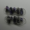 Double Cross Handmade Nail Tips - Long Coffin / 더블