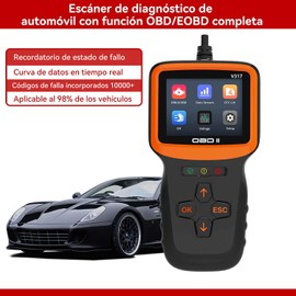 Unicame OBD2 Escáner Automotriz Professional,Lector de Códigos Universal,Plurilingüe Escáner Automotriz,Herramienta de escaneo de Diagnóstico OBDII/EOBD para Todos los Vehículos Después de 1996
