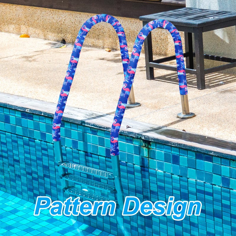 Junkin Flamingo Pool Handrail Cover Swimming Pool Hand Rail Slip