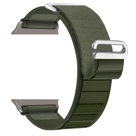 MroTech Alpine Loop Bracelet Compatible with Watch 41/40/38 mm Woven Replacement Strap for 38 mm 40 mm 41 mm 42 mm Series 10/9/8/7/SE/6/5/4/3/2/1, Textile Nylon Band for Men Women, 38/40/41/42 mm,