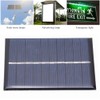 2Pcs 0.6W 5V Polysilicon Panel solar Generador solar port¨¢til M¨®dulo