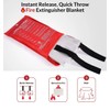 Quick Release Large Fire Blanket for Home Office Kitchen Caravan