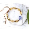 KELITCH Boho Silver Shell Cowry Beaded Friendship Bracelets Beach Seashell