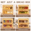 Bread Box for Kitchen Countertop, Breadbox, Bread Boxes for Kitchen
