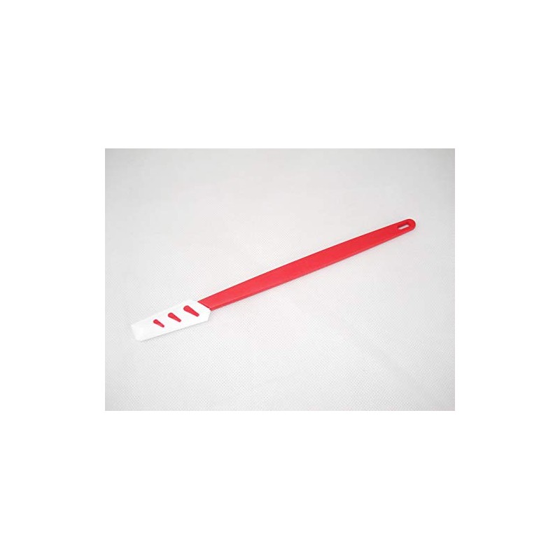 TUPPERWARE D78 Dough Spatula Narrow 8272 Small Top Scraper White/Red