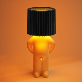 Umikk Creative Lamp A Little Shy Man, Funny LED Table Lamp, Shy Man Lamp, Creative Table Lamp with Shade, Romantic LED Bedside Lamp, Bedroom Lamp