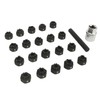 22pcs Wheel Lock Removal Kit with 20 Different Sockets, Locking