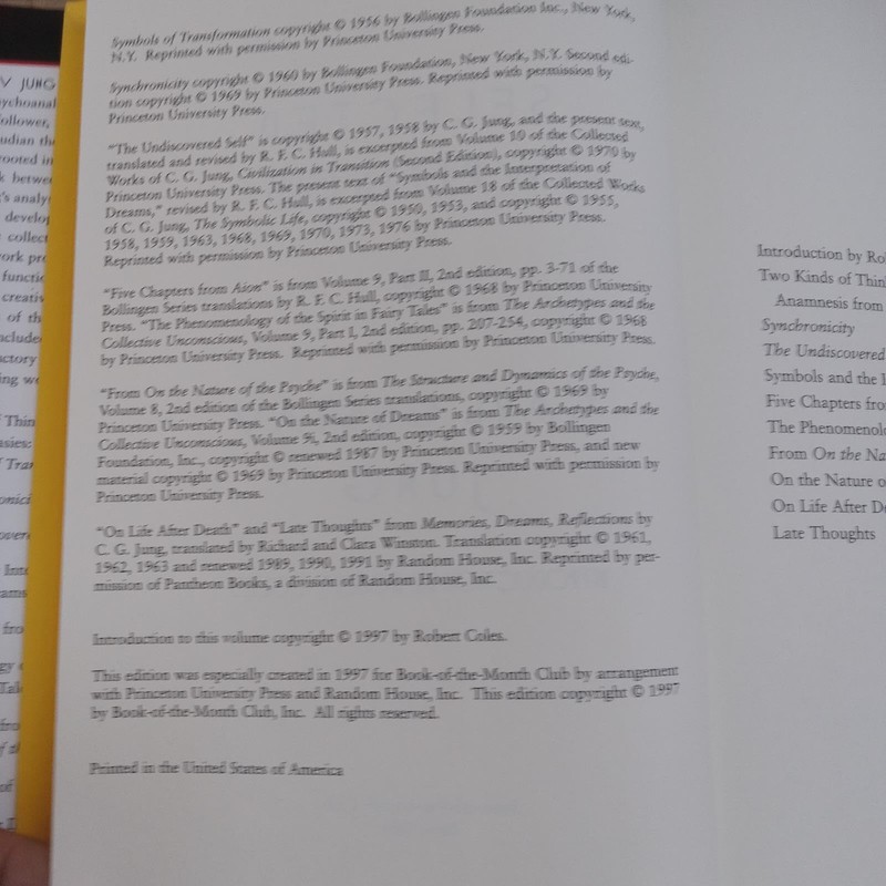 Carl Gustav Jung: Selected Writings