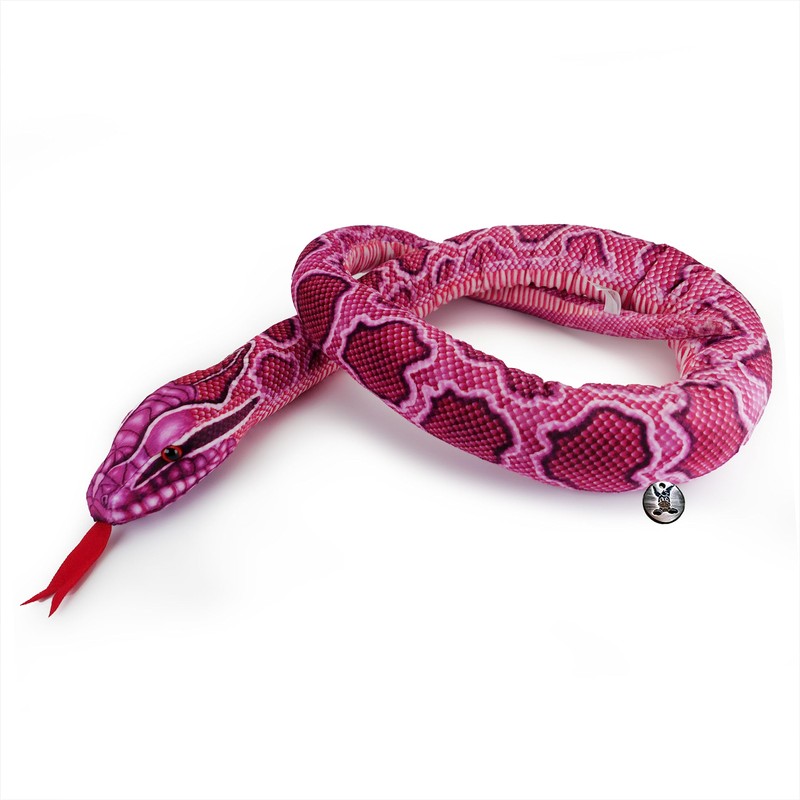 Pink Python Cuddly Toy Snake Python Plush Snake Plush Toy