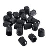 10 pcs Tyre Valve Caps, Universal Dust Caps - Black
