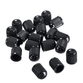 10 pcs Tyre Valve Caps, Universal Dust Caps - Black Caps - Used On Car Tyres, Bikes, Bicycles, Motorbik