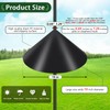 Gtongoko 19 Inch Squirrel Baffle for Bird Feeder Pole Squirrel
