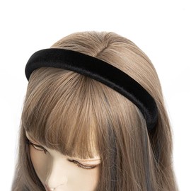 axy HRK10 Padded Velvet Headband Beautiful Women's Headband Hair Accessories Headband Black