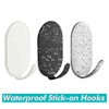 mpowtech 5 Pack Adhesive Hooks for Hanging,Self Adhesive Hanger Stainless