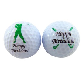 Westman Works Happy Birthday Golf Ball Set with Two Different Balls in a Display Pack