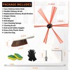 Sealegend 30 Feet Chimney Sweep Kit Chimney Brush, Chimney Cleaning