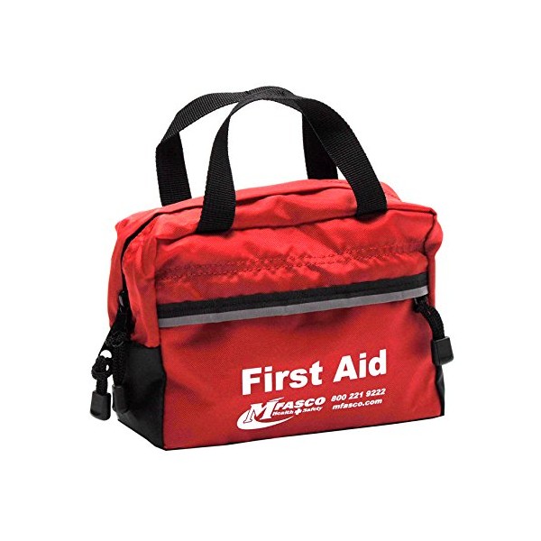 First Aid Bag Small Red with Handles Empty Each