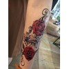 Rose Tattoos Anlers Tattoos Flowers Tattoos Fake Tattoos Rose-4
