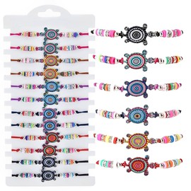 NHQZ 1 Satz Freundschaftsarmbänder Kinder, Armband Mädchen, Geschenke Kindergeburtstag Mitgebsel,Gastgeschenk Kindergeburtstag,Armband Kinder,Kindergeburtstag Gastgeschenke(Schildkröte,B)