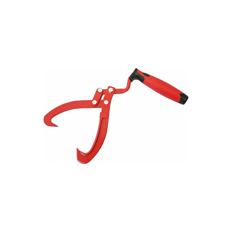 TRIUSO Handpackzange, gehärtete Spitzen, Kunststoffgriff, Rot, 190 cm, Holzwerkzeugzange