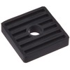 Hikari KCD52 Anti-Vibration Rubber for Electrical Materials Perforated Black