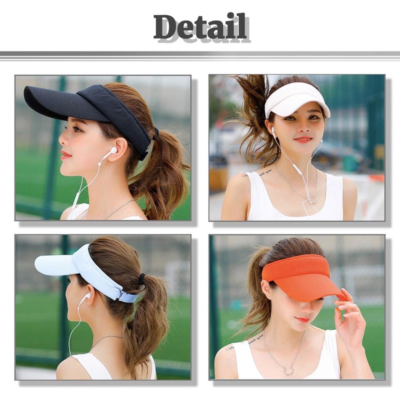 Buzz Select CAP064 Women's Sun Visor, Hat, Fashionable, Long Brim,