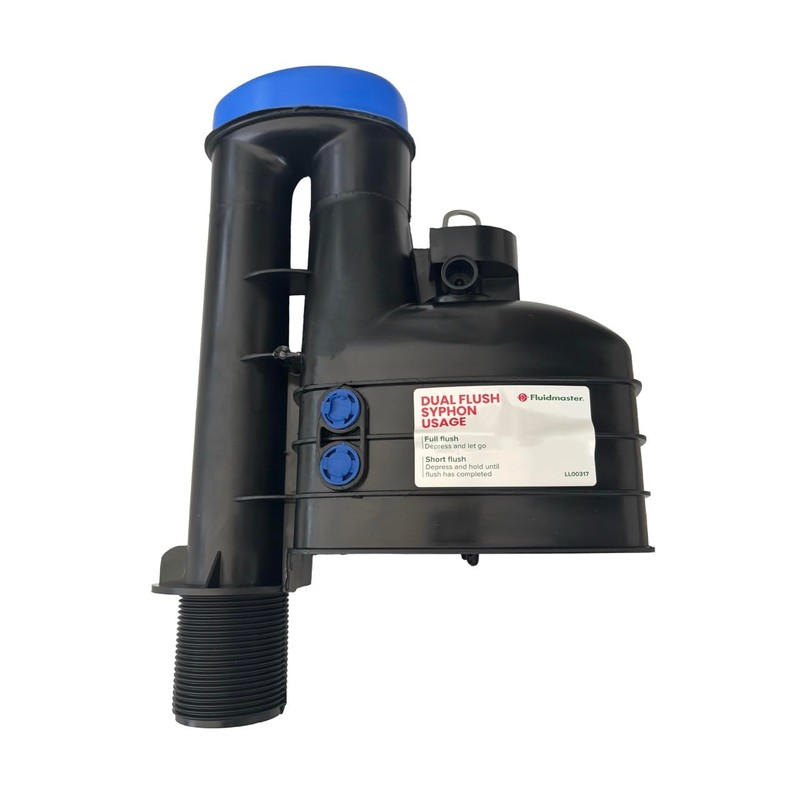 Dual Flush Syphon for Fluidmaster 8" WRAS Certified Toilet Cistern