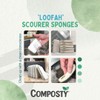 Composty® | 'Loofah' Eco Scourer Sponges | 6 Pack |