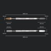 Alnicov Leather Edge Dye Pen,Dual-purpose Oil Edge Pen Belt Edge