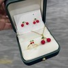 Cherry Jewelry Set – Ring, Necklace and Earrings | Sweet