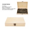 Cigar Humidor Box, Rectangular Rustic Design Humidor Cigar Box Cigar
