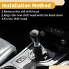 Partuto 5 Speed Manual Gear Shifter Knob with Cover -